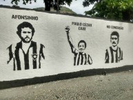Mural - Graffiti - Pintadas - "Muro dos ídolos" Mural de la Barra: Loucos pelo Botafogo • Club: Botafogo • País: Brasil
