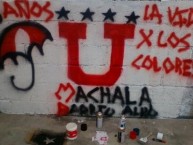 Mural - Graffiti - Pintadas - "Machala" Mural de la Barra: Muerte Blanca • Club: LDU • País: Ecuador