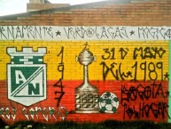Mural - Graffiti - Pintada - Mural de la Barra: Nación Verdolaga • Club: Atlético Nacional