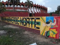 Mural - Graffiti - Pintada - "BARRA BRAVA" Mural de la Barra: Rebelión Auriverde Norte • Club: Real Cartagena