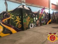 Mural - Graffiti - Pintadas - "Mural Estadio Manuel Murillo Toro" Mural de la Barra: Revolución Vinotinto Sur • Club: Tolima • País: Colombia