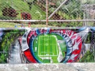 Mural - Graffiti - Pintada - Mural de la Barra: Rexixtenxia Norte • Club: Independiente Medellín