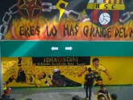 Mural - Graffiti - Pintada - Mural de la Barra: Sur Oscura • Club: Barcelona Sporting Club