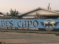 Mural - Graffiti - Pintadas - "LOS PIBES DEL CAPO" Mural de la Barra: Trinchera Celeste • Club: O'Higgins • País: Chile