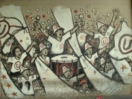 Mural - Graffiti - Pintadas - Mural de la Barra: Trinchera Norte • Club: Universitario de Deportes • País: Peru