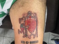 Tattoo - Tatuaje - tatuagem - Tatuaje de la Barra: Armagedón • Club: Aucas • País: Ecuador