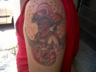 Tattoo - Tatuaje - tatuagem - Tatuaje de la Barra: Baron Rojo Sur • Club: América de Cáli