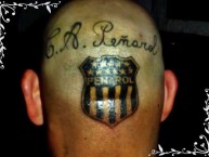 Tattoo - Tatuaje - tatuagem - "En la cabeza" Tatuaje de la Barra: Barra Amsterdam • Club: Peñarol