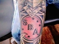 Tattoo - Tatuaje - tatuagem - Tatuaje de la Barra: Barra Popular Juventud Rosada • Club: Sport Boys