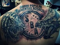 Tattoo - Tatuaje - tatuagem - Tatuaje de la Barra: Barra Popular Juventud Rosada • Club: Sport Boys • País: Peru