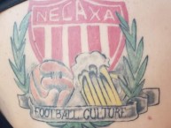 Tattoo - Tatuaje - tatuagem - Tatuaje de la Barra: Comando Rojiblanco • Club: Club Necaxa • País: México