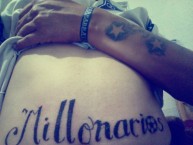 Tattoo - Tatuaje - tatuagem - "MILLONARIâš½S" Tatuaje de la Barra: Comandos Azules • Club: Millonarios