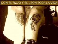Tattoo - Tatuaje - tatuagem - "CR" Tatuaje de la Barra: Cronica Roja • Club: Deportivo Cuenca