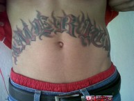 Tattoo - Tatuaje - tatuagem - Tatuaje de la Barra: Disturbio Rojo Bogotá • Club: América de Cáli • País: Colombia