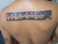 Tattoo - Tatuaje - tatuagem - "FRENTE RADICAL SOLO CALI" Tatuaje de la Barra: Frente Radical Verdiblanco • Club: Deportivo Cali • País: Colombia