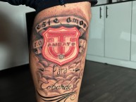 Tattoo - Tatuaje - tatuagem - Tatuaje de la Barra: Furia Roja • Club: Técnico Universitario • País: Ecuador