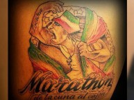 Tattoo - Tatuaje - tatuagem - "Barra Brava" Tatuaje de la Barra: Fúria Verde • Club: Marathón