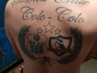 Tattoo - Tatuaje - tatuagem - "Club biobio de Antofagasta y colocolo" Tatuaje de la Barra: Garra Blanca • Club: Colo-Colo