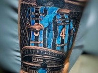 Tattoo - Tatuaje - tatuagem - "Geromel e Walter Kannemann" Tatuaje de la Barra: Geral do Grêmio • Club: Grêmio