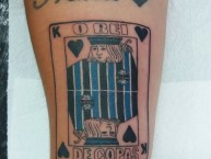 Tattoo - Tatuaje - tatuagem - "Rei de Copas" Tatuaje de la Barra: Geral do Grêmio • Club: Grêmio