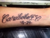 Tattoo - Tatuaje - tatuagem - Tatuaje de la Barra: Granadictos • Club: Carabobo