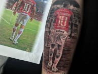Tattoo - Tatuaje - tatuagem - "Andrés D'Alessandro" Tatuaje de la Barra: Guarda Popular • Club: Internacional