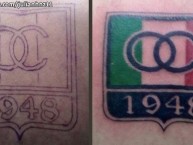 Tattoo - Tatuaje - tatuagem - Tatuaje de la Barra: Holocausto Norte • Club: Once Caldas • País: Colombia