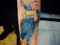Tattoo - Tatuaje - tatuagem - "Carlitos Tévez" Tatuaje de la Barra: La 12 • Club: Boca Juniors • País: Argentina