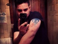 Tattoo - Tatuaje - tatuagem - "Escudo Rayados del Monterrey" Tatuaje de la Barra: La Adicción • Club: Monterrey
