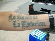 Tattoo - Tatuaje - tatuagem - Tatuaje de la Barra: La Banda de la Estacion • Club: Racing de Montevideo