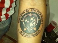 Tattoo - Tatuaje - tatuagem - Tatuaje de la Barra: La Banda de Los Kuervos • Club: Junior de Barranquilla