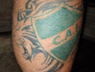 Tattoo - Tatuaje - tatuagem - Tatuaje de la Barra: La Banda del León • Club: Ituzaingó