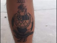 Tattoo - Tatuaje - tatuagem - "Hincha del Rojo" Tatuaje de la Barra: La Banda del Rojo • Club: Municipal