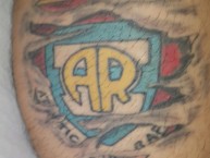 Tattoo - Tatuaje - tatuagem - Tatuaje de la Barra: La Barra de los Trapos • Club: Atlético de Rafaela