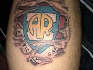 Tattoo - Tatuaje - tatuagem - "Esta mejor este tatto" Tatuaje de la Barra: La Barra de los Trapos • Club: Atlético de Rafaela