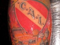 Tattoo - Tatuaje - tatuagem - Tatuaje de la Barra: La Barra del Rojo • Club: Independiente