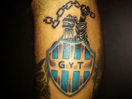 Tattoo - Tatuaje - tatuagem - "GyT Locos de gran instensidad .." Tatuaje de la Barra: La Dale Albo • Club: Gimnasia y Tiro • País: Argentina