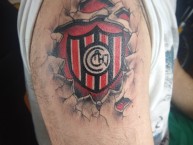 Tattoo - Tatuaje - tatuagem - "Funebrero hasta la muerte ðŸ‡¾ðŸ‡ª" Tatuaje de la Barra: La Famosa Banda de San Martin • Club: Chacarita Juniors