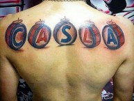 Tattoo - Tatuaje - tatuagem - "CASLA" Tatuaje de la Barra: La Gloriosa Butteler • Club: San Lorenzo