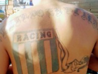 Tattoo - Tatuaje - tatuagem - "Mi tatuaje el dia de Racing Campeon" Tatuaje de la Barra: La Guardia Imperial • Club: Racing Club • País: Argentina