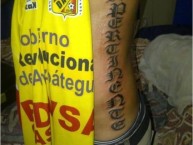 Tattoo - Tatuaje - tatuagem - Tatuaje de la Barra: La Impertinente • Club: Anzoátegui • País: Venezuela