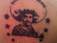 Tattoo - Tatuaje - tatuagem - "Daniel Velazquez, Estudio La Magdalena Tattoo" Tatuaje de la Barra: La Perra Brava • Club: Toluca