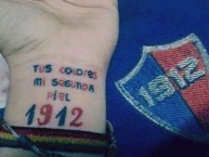 Tattoo - Tatuaje - tatuagem - "TUS COLORES MI SEGUNDA PIEL" Tatuaje de la Barra: La Plaza y Comando • Club: Cerro Porteño