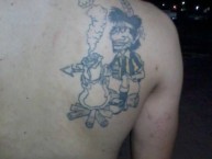 Tattoo - Tatuaje - tatuagem - Tatuaje de la Barra: La Raza Aurinegra • Club: Guaraní de Asunción • País: Paraguay