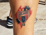 Tattoo - Tatuaje - tatuagem - "Tatuaje que se hizo el historico portero Félix Fernández" Tatuaje de la Barra: La Tito Tepito • Club: Atlante