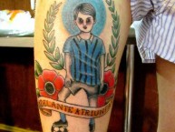 Tattoo - Tatuaje - tatuagem - "Niño parado con la camiseta de huachipato" Tatuaje de la Barra: Los Acereros • Club: Huachipato