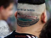 Tattoo - Tatuaje - tatuagem - "Todos de la cabeza" Tatuaje de la Barra: Los Borrachos del Tablón • Club: River Plate
