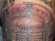 Tattoo - Tatuaje - tatuagem - "Monumental de Nuñes" Tatuaje de la Barra: Los Borrachos del Tablón • Club: River Plate