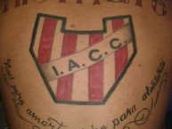 Tattoo - Tatuaje - tatuagem - Tatuaje de la Barra: Los Capangas • Club: Instituto • País: Argentina