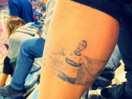 Tattoo - Tatuaje - tatuagem - "Mi CHAPITÁN Don José Pedro Fuenzalida Gana." Tatuaje de la Barra: Los Cruzados • Club: Universidad Católica